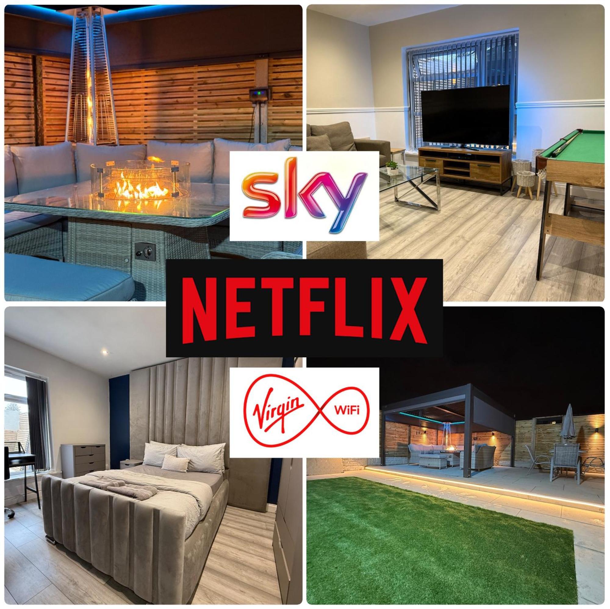 5 Bed Town House Within City Centre And Sleeps Up To 11 With Sky And Netflix Birmingham Ngoại thất bức ảnh